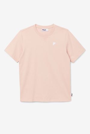 FILA Derion Tee Shirts Rose,Mens Clothing | CA.ECHUNY625